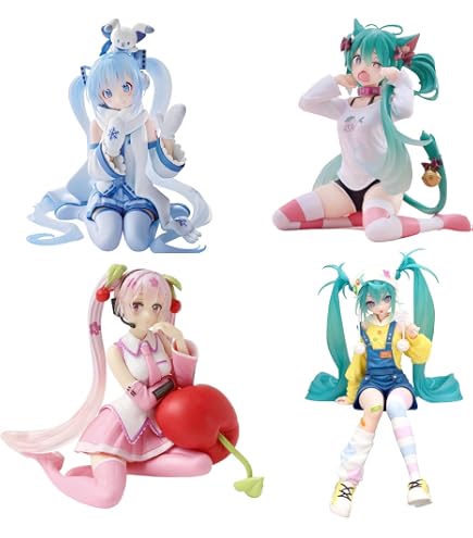 Amazon.com: Taito-Hatsune Miku Desktop Cute Figure : Toys & Games